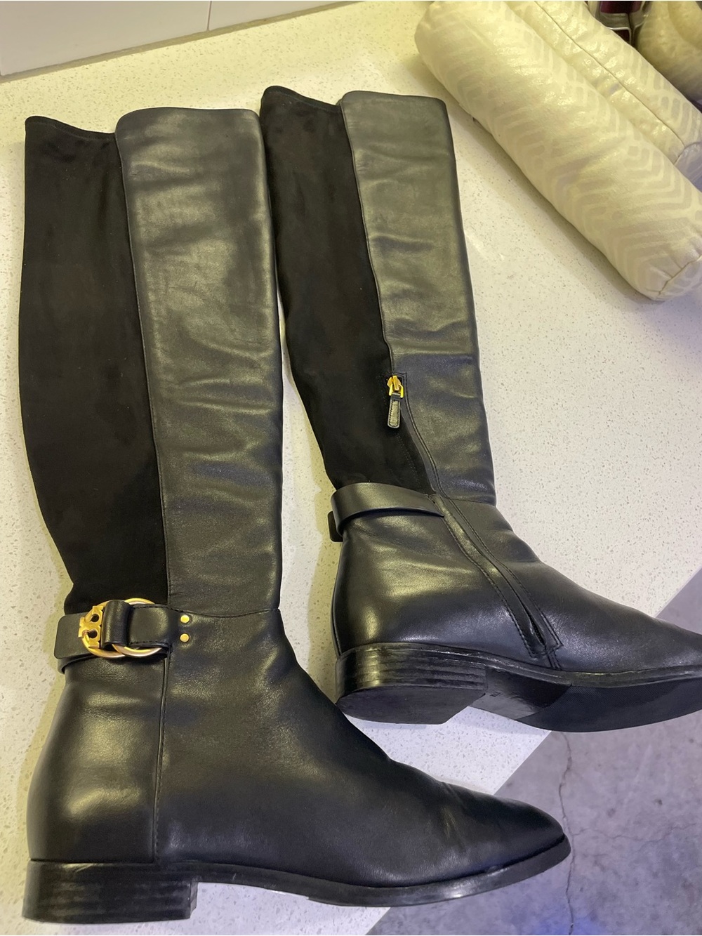 ✨Tory Burch✨ Marsden leather Riding equestrian Boots over knee size 10, like new